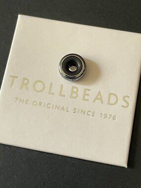 TROLLBEADS 925 Sterling Silver Spacer Oxidized NEW